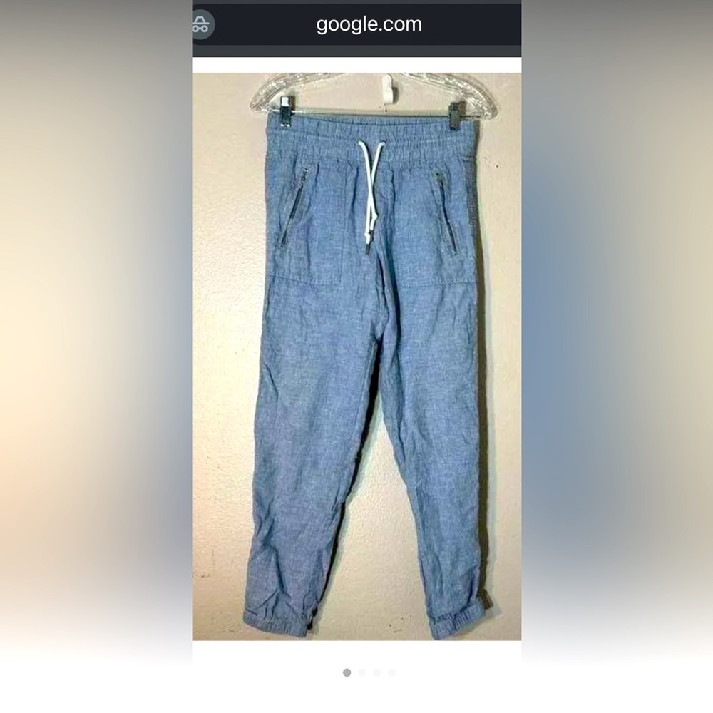Athleta linen jogger pants